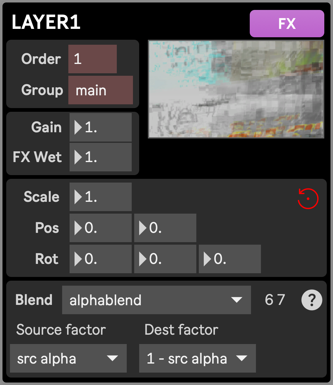 Layer module