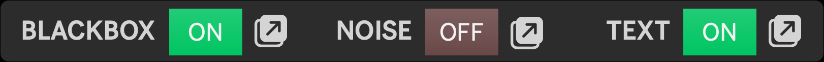 Generative sources settings